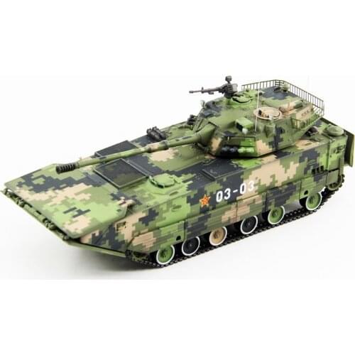 1/72 Scale 60th Anniversary Military Parade Camouflage Amphibious Assault Gun Tank Model Diecast & Toy Vehicle Collection Gift