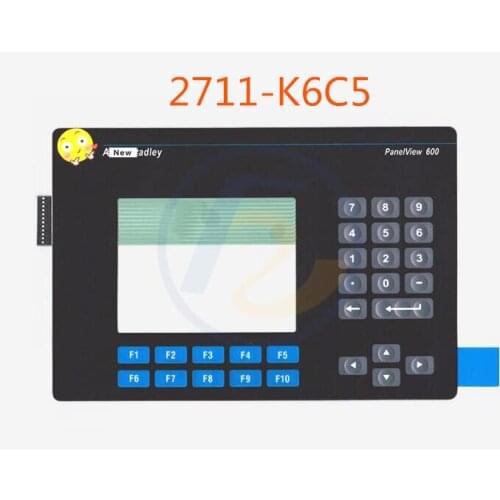 NEW PanelView 600 2711-K6C5 2711-K6C8 2711-B6C20 2711-B6C20L1 HMI PLC Membrane Switch keypad keyboard