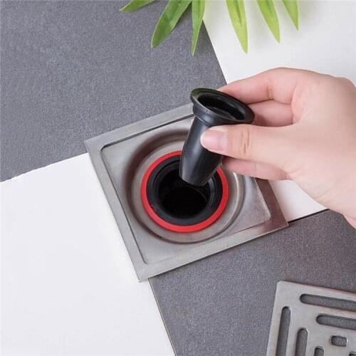 Toilet Deodorant Silicone Core Sewer Pipe Seal Ring Floor Strainer Easy Use Bathroom Sink & Bathtub Household Sewer Accessories