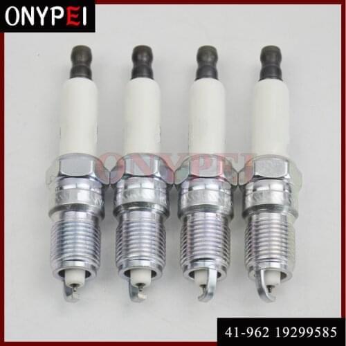 4-6PCS 41-962 19299585 Car Platinum Ignition Spark Plug For Chevrolet Suburban Buick GMC Cadillac Hummer Isuzu Mazda Pontiac