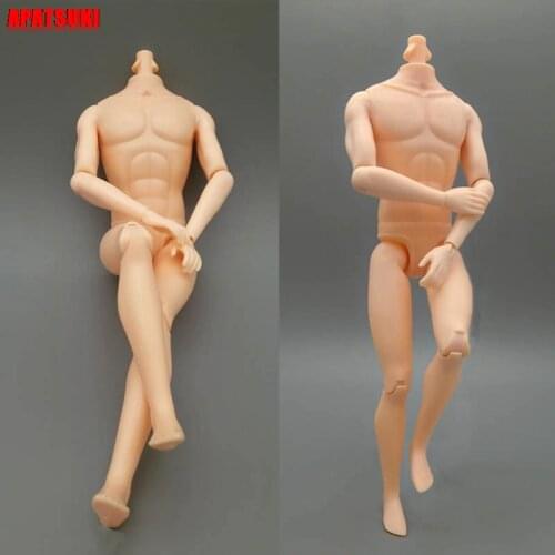 26cm Moveable 11 Jointed Boy Doll Body For Boyfriend Ken Male MAN Naked Body for Prince Ken Nude Doll DIY Children Toys Kids
