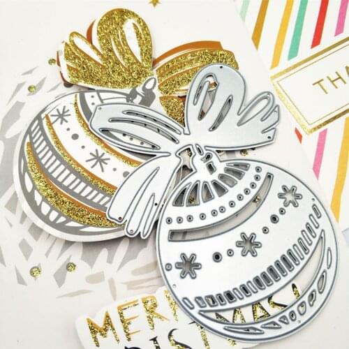 Carbon Steel Gift Ball Embossing Cutting Dies Stencils Templates Mould for DIY Scrapbooking Album Paper Card