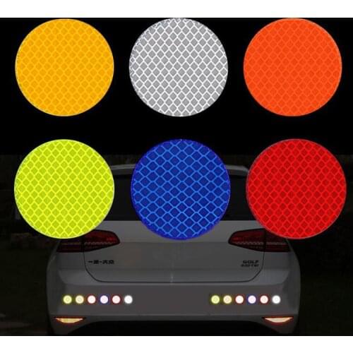MTB Bike Reflective Stickers Fluorescent Motorcycle Bicycle Reflector Cycling Wheel Rim Night Safty Warning Reflector Film Decal