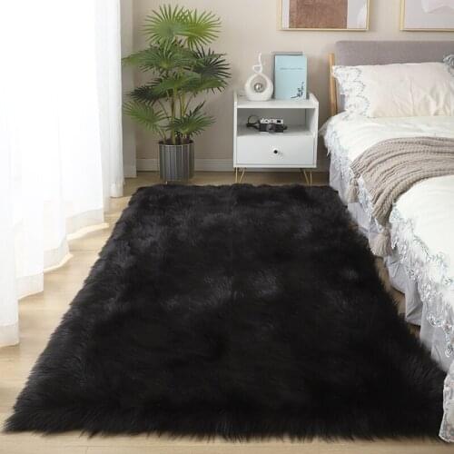 Ultra Soft Shag Rug Luxury Faux Fur Sheepskin Area Rugs Kids Room Decor Carpets Nursery Home Floor Mats Sofa Chair Fluffy Rug