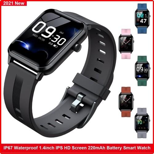 Умные часы Men Heart Rate Blood Pressure Health Monitor 1.4inch Fitness Tracker Smart Watch Clock Reloj Hombre For Apple Xiaomi