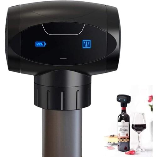 Wine Bottle Stopper Vacuum Wine Stopper Automatic Wine Saver Retain Fresh For Up To 7 Days Plastic Pump Wine Stopper For Bar