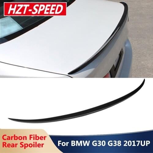 G30 G38 M5 Style Modified Carbon Fiber Rear Spoiler Back Trunk Wing For BMW 5 Series G38 528LI 530d 540i 2017 Up Modification