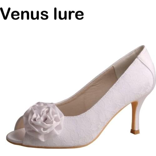 Custom Handmade Womens White Dress Shoes