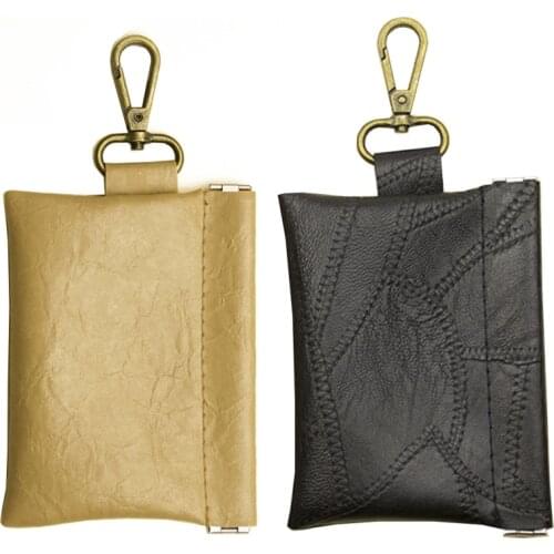 Women Girl PU Leather Purse Casual Wallet Coin Money Credit Card Key Ring Holder Bag Unisex 9 x 12cm