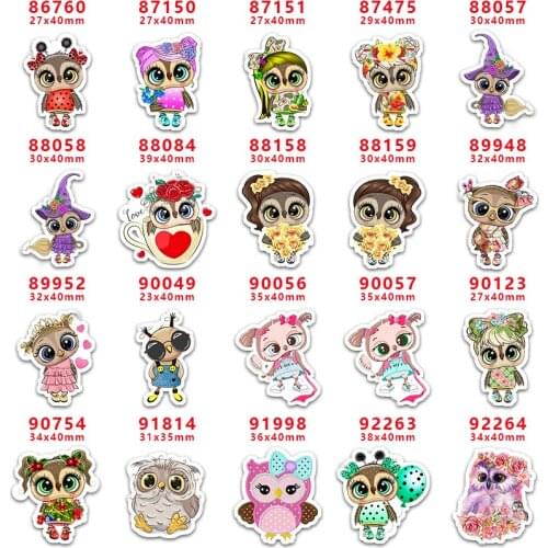 30pcs/Lot Money Dollars Printed Planar Resin for Hair Bows PR86760