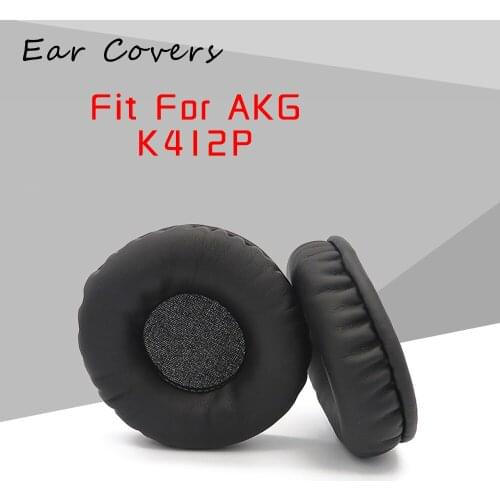 Ear Pads For AKG K412P Earpads Headphone Replacement Headset Ear Pad PU Leather Sponge Foam