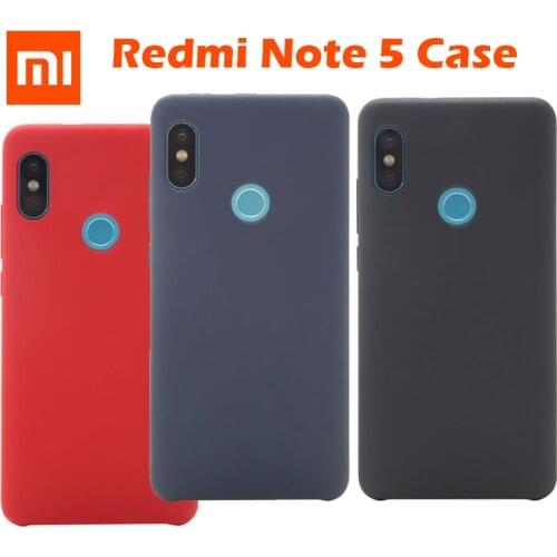 Xiaomi Redmi note 5 case Global Version note5 cover fabric protective silicone case original Redmi note 5 pro case