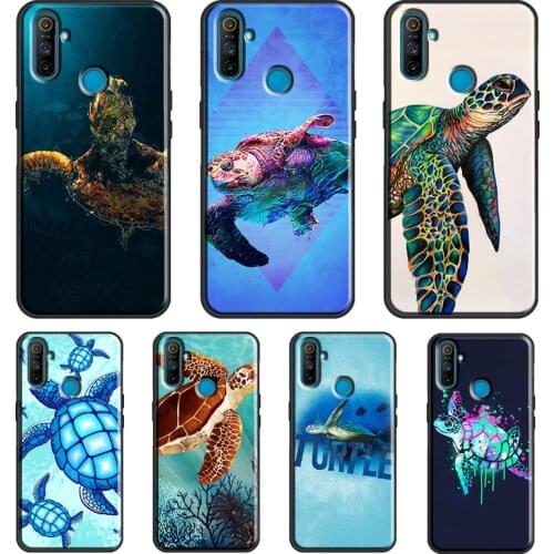 Sea Turtle For OnePlus 9 Pro 7 8 Pro 8T Nord 9R Case For Realme 8 Pro C3 C21 GT Neo 6 7 Q3 Pro Cover