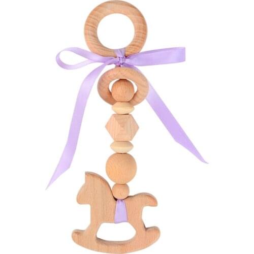 Baby Bed Hanging Toy Stroller Hanging Accessories Baby Room Decoration Eco-friendly Wooden Hanging Pleasant Toys