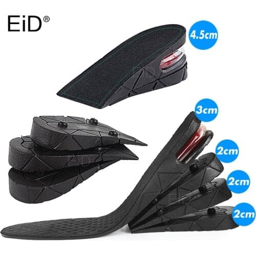 EiD 3-9cm Height Increase Insole Cushion Height Lift Adjustable Cut Shoe Heel Insert Taller Women Men Unisex Quality Foot Pads