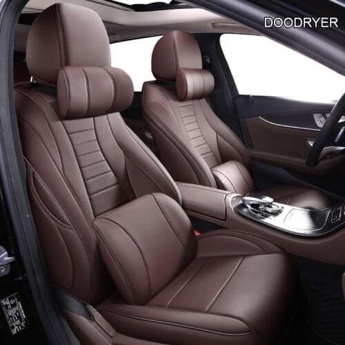 DOODRYER Custom Leather car seat cover For Buick Regal LaCROSSE Excelle Park Avenue ENVISION GL8 SAIL Encore GL6 Enclave cov