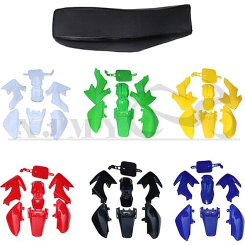 6-color plastic 50cc 110cc 125cc 140cc 4-stroke CRF50 Pit seat bicycle fender set motorcycle accessories