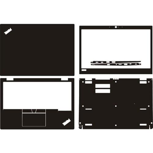 KH Laptop Carbon fiber Leather Sticker Skin Cover Protector Guard for Lenovo ThinkPad New S2 2018 13.3-inch