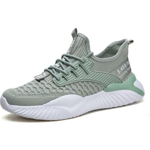 2021 Spring New Mens Shoes Fashion Mens Casual Shoes Breathable Running Sports Shoes Shock Absorption Lightweight Net Shoes