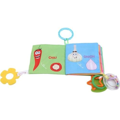 New Arrival Baby Soft Cloth Book Intelligence Development Toy Exquisite Safety Colorful Animal Colors Shape Educational Toys