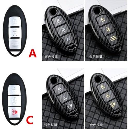 PC+TPU Car Remote Key Cover Case For Nissan Qashqai J10 J11 X-Trail t31 t32 kicks Tiida Pathfinder Murano Note Juke