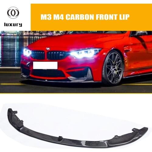 F80 M3 F82 M4 Coupe F83 M4 Convertible Carbon Fiber MP Style Front Chin Lip for BMW M3 M4 2012 - 2018