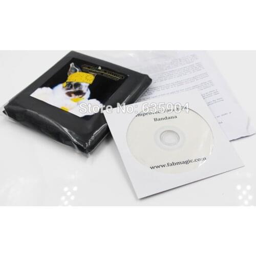 Amazing Mystical Vanishing Bandana by Robert Hass - stage close-up vanish banana magic - wholesale