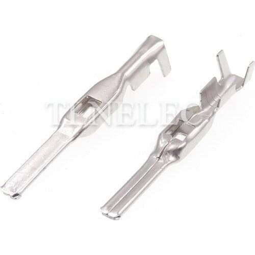 50pcs DJ611-F2.8A/B Automotive harness connector terminal 2.8series Chip socket plug Splice Electric Male needle wire terminals