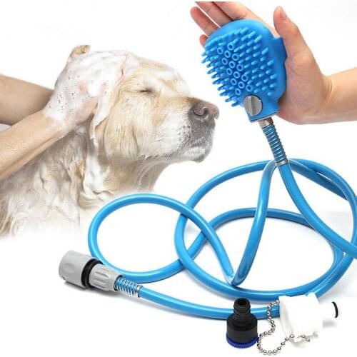 Pet cleaning supplies shower shower dog shower nozzle silicone bath artifact massage nozzle dog supplies