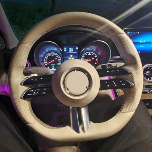 For Mercedes Benz leather universal steering wheel