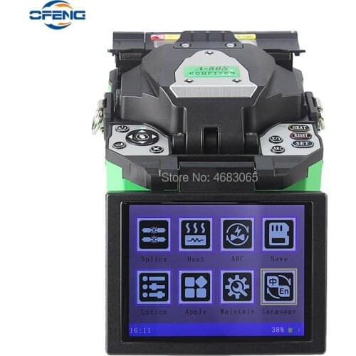 A-80S Green Automatic Intelligent Fusion Splicer Machine Fiber Optic Fusion Splicer Fiber Optic Splicing Machine