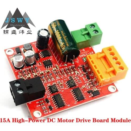 1 pcs arduino nano PWM Speed Regulator 12/24/36V 15A High Power DC Motor Drive Board Industrial Module Positive Negative