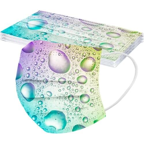 Adult Women Man Disposable Industrial 3Ply Ear Loop 10PC mascarilla Monder Scarf Halloween Cosplay MasK