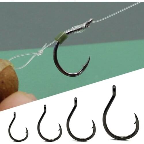 20pcs Metal Bait Spike Carp Fishing Accessories Bait Sting Boilies Pin Corn Ronnie Hair Rig Carp Feeder Tackle