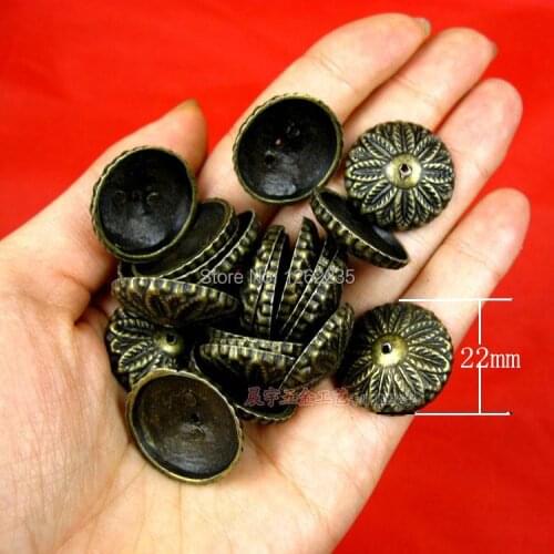 22MM Decorative metal rivets Flower pieces Imitation gold bubble nails Quartet red bronze sofa nail Decorative Triangle nails