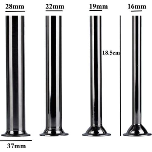 4pcs/set Stainless Steel sausage stuffer tube for 3L sausage making machine