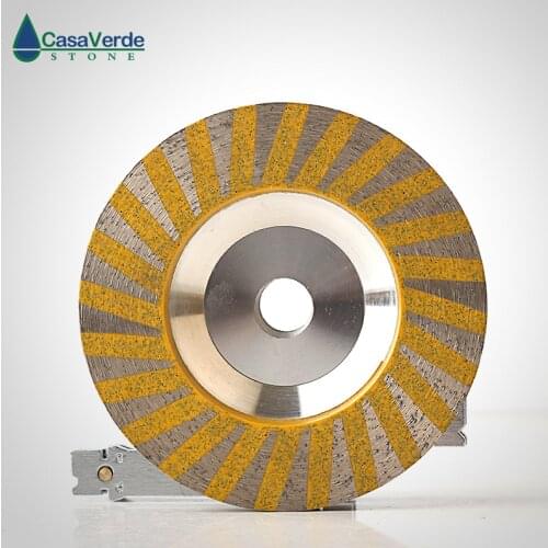 Free shipping 4 inch medium# resin filling turbo aluminum body cup wheels for grinding stone