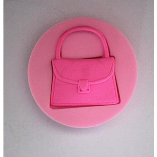 Ladies Handbag Silicone Fondant Silicone Sugar Craft Molds DIY Cake Decorating FM123