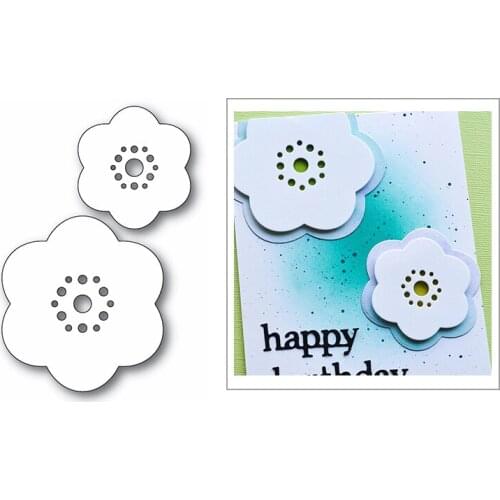 Thanksgiving Layered Flower Plant 2020 New Metal Cutting Dies for DIY Scrapbooking and Card Making Decoration Embossing No Stamp