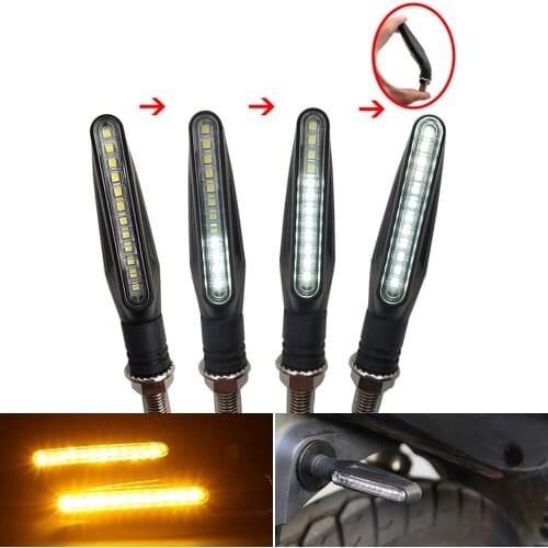 For Honda ZX 11 1100 7R 9 Ninja GPZ500 EX500 650R ER6 N F ZX6 LED Motorcycle Turn Signal Lights Flashing Signal Lamp Accessories