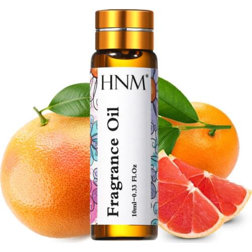 HNM Grapefruit Fragrance Oil 10ml Essential Oils for Humidifier Spa Perfume Soap Making Angel Coconut Vanilla Savage White Musk