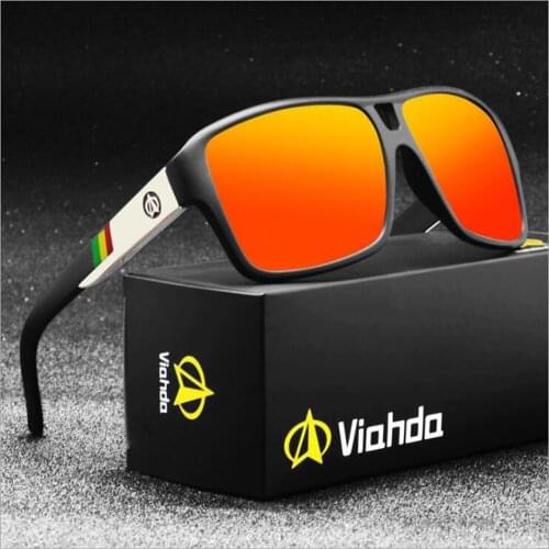 Luxury brand ken block polarized Sunglasses Square men high quality Outdoor fishing UV400 Male Goggle Oculos masculino
