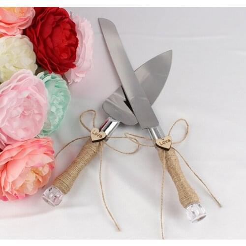 New Stainless Steel Cake Cutter Server Cake Shovel With Love Wedding Bridal Shower