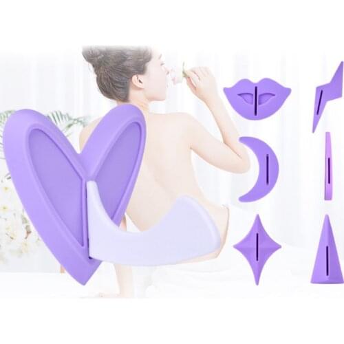 Portable Bikini Trimmer Shaver for Women Pubic Hair Razor Bikini Shaving Stencil Privates Shaper Secret Intimate Tools