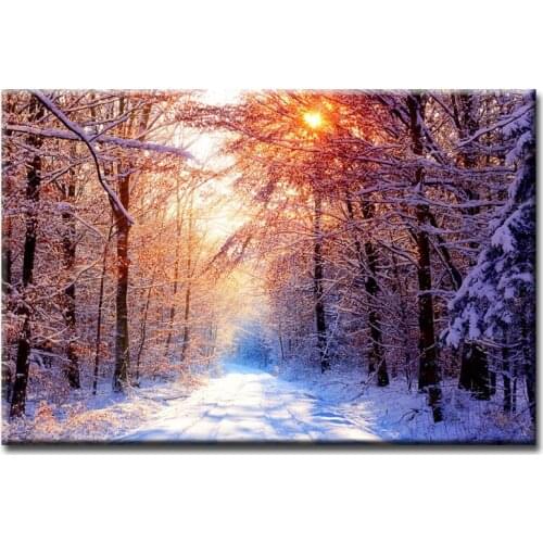 Wholesale Beautiful scenery series poster Poster Painting Custom Canvas Print On Canvas Printing Wall Pictures Home Decoration