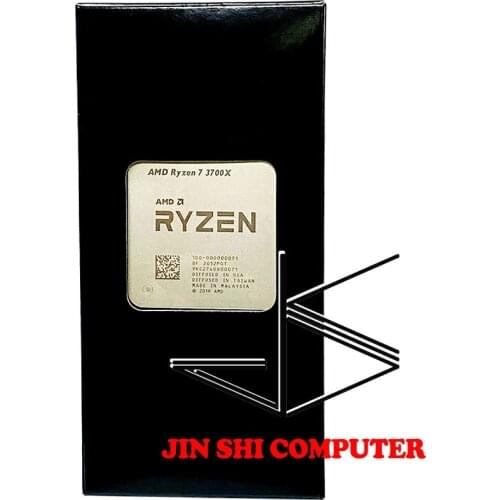 AMD Ryzen 7 3700X R7 3700X 3.6 GHz Eight-Core Sinteen-Thread CPU Processor 7NM L3=32M 100-000000071 Socket AM4 new
