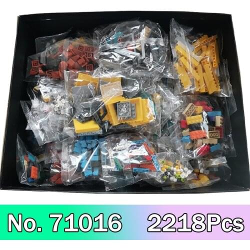 City Street Movie Series 16004 71016 The Kwik-E-Mart Buidling Blocks 2218Pcs Bricks Education Toys Kids Birthday Gifts