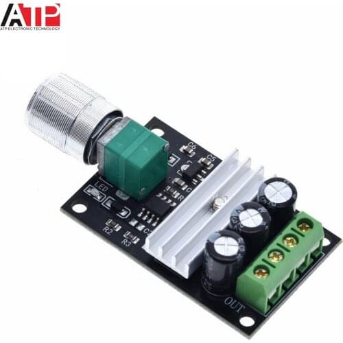 1PCS Great IT DC 6V 12V 24V 28VDC 3A 80W PWM Motor Speed Controller Regulator Adjustable 3A Motor Speed Controller Regulator