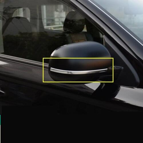 Alloy Gold Silver Red Blue Black Colors Rearview Mirror Styling Mouldings For Mitsubishi Outlander 2013 14 15 16 2017 CB038