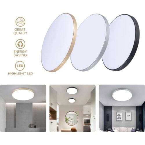 High Brightness LED Circular Panel Light Led Ceiling Light AC220V Lamp Round Kitchen Lamp For Living Room Panel Light Lens Light